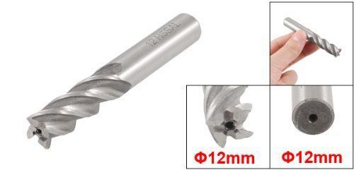 12mm x 12mm x 36mm x 82mm four flutes 4f hss al milling cutter end mill w rectan for sale