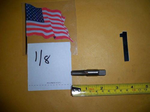 1/8&#034; x 27 tapered pipe tap hss   new usa npt brands vary   # 1 for sale