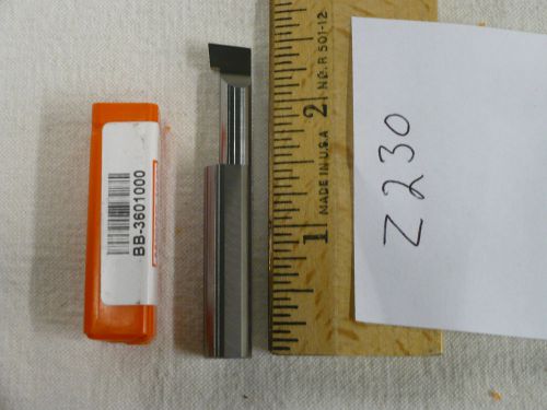 1 new micro 100 solid carbide boring bar.   bb-3601000 {z230} for sale