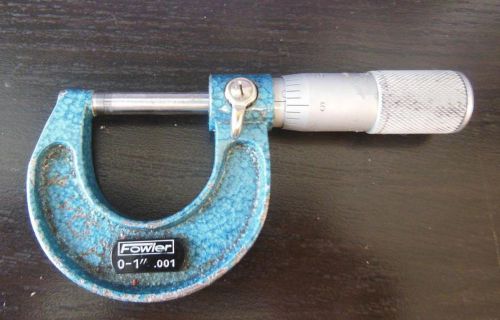 Fowler 15° 0-1&#034; .001 Point Micrometer