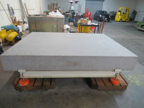 Precision granite surface plate 96&#034; x 72&#034; 12&#034; thick (6ft x 8ft x 1ft thick) for sale