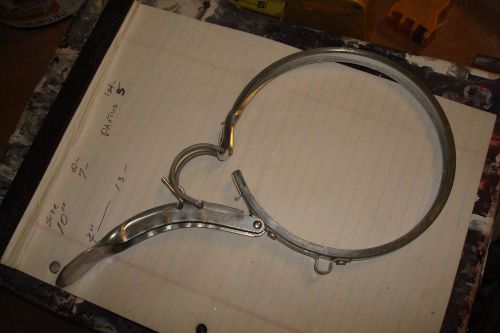 DUST COLLECTION ETC FLANGED 5&#034; PIPE CLAMPS  C