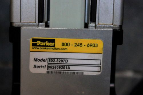 SCP, Parker Motion 10G WBR AND RAIL, Wetbanch, Model 802-8287D, s/n 052609201A