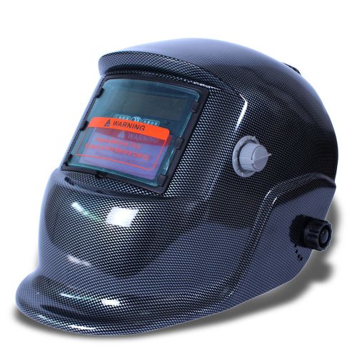 Auto darkening solar welding helmet arc tig mig weld lens mask plaid grind kj for sale