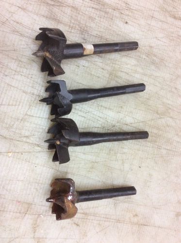 3 lenox and 1 blacker decker  selfeed drill bits for larger hole drilling! for sale