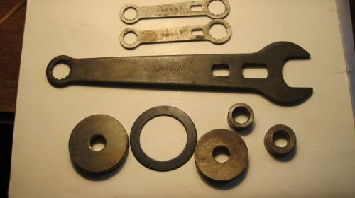 Lot of wood shaper tools, wrenches and 1/2&#034; bore spacers for sale