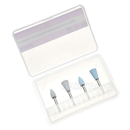 1 Kit Dental silicone polishers Simple Polishing Kit for Composite 4Pcs/kit