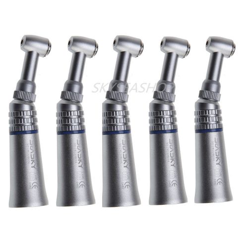 5 NSK Style Dental Low Speed Contra Angle Handpiece Latch Bur Push