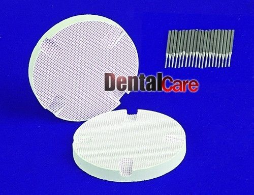 2 Honeycomb Firing Trays w/ 20 Metal Pins Dental Lab
