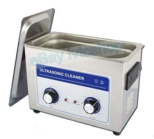 4.5l ultrasonic cleaner w/ timer heater free basket new 1 year warranty for sale