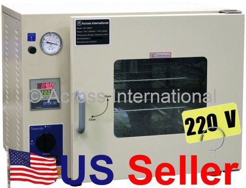 1.9 cu ft 220v digital vacuum chamber drying oven 250°c 16x14x14&#034; for sale