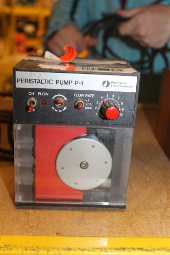 Pharmacia P-1 Peristaltic Pump WORKING