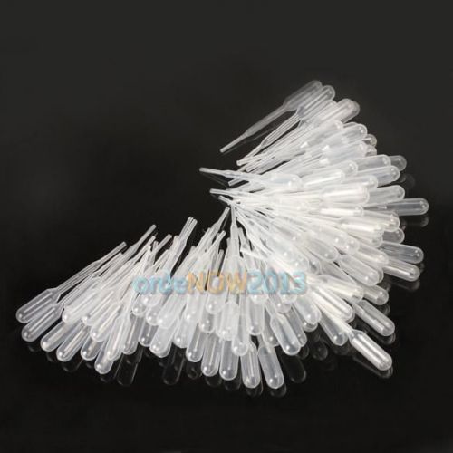 100PCS 0.2ml Graduated Pipettes Dropper Polyethylene for Experiment Medical O3T#