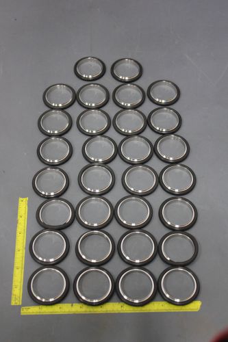 30 NEW VACUUM FITTING CENTERING RING W/ VITON O-RING  KF40 FLANGE (S10-4-103D)