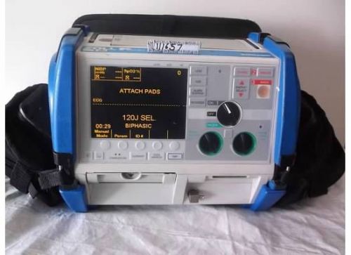 Zoll m series biphasic defib, pacing, 3 lead, nibp, ecg, spo2, cables, gc!! for sale