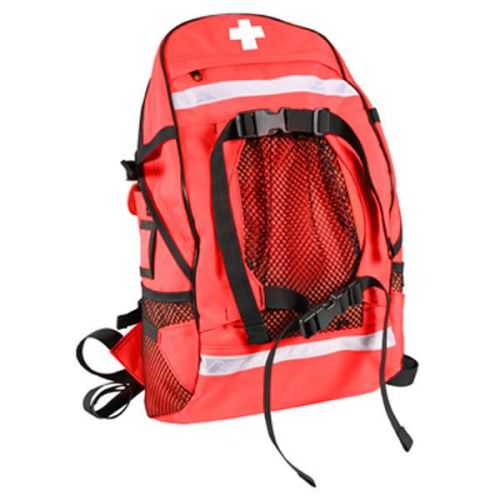 Ems trauma medical first response backpack medic bag - red for sale