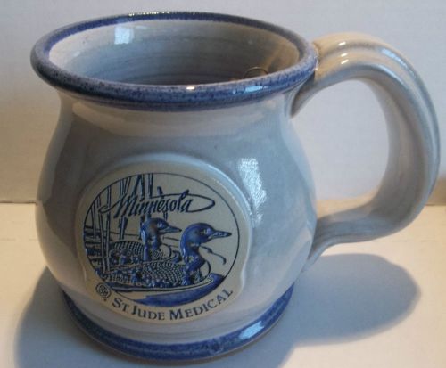 ST JUDE MEDICAL (LITTLE CANADA, MN - HEART PACEMAKERS) STONEWARE COFFEE MUG  CUP