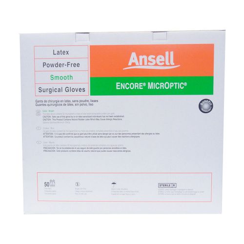 Ansell encore surgical gloves latex sterile size 6.5 gloves 200 pairs for sale