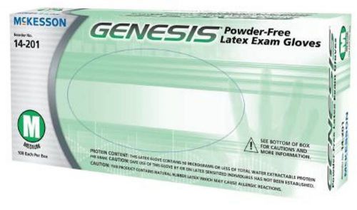 McKesson GENESIS Latex Exam Gloves (MEDIUM) Box of 100
