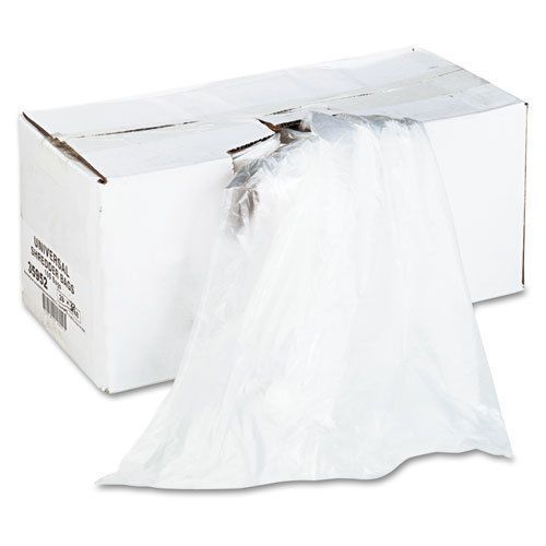 Universal Recycled/Recyclable 3-Ply Shredder Bags, 28w x 22d x 48h, - UNV35952