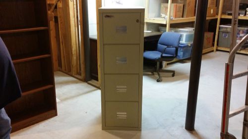 FILE CABINET FIRE KING  4 DRAWER FILING CABINET INSULATED VERTICAL