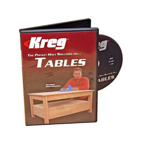 Kreg v05-dvd pocket hole joinery dvd building tables for sale