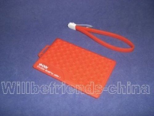 Soft Silica Gel Credit IC ID Bus Pass Room Smart Card Holder Case Skin Cover R.