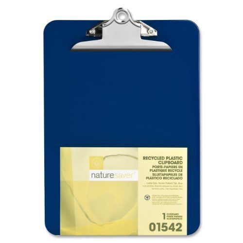 Nature saver recycled clipboard - 1&#034; capacity - 8.50&#034; x 12&#034; - heavy (nat01542) for sale