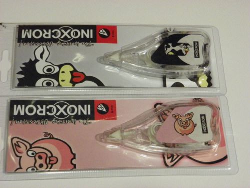 INOXCROM CORRECTION TAPE 8mm OFFICE SCHOOL SUPPLIES INSTANT RE Writing animals