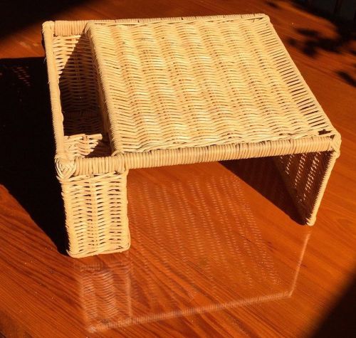 Wicker Phone Stand with Pen and Paper Organizer Pockets. Very Sturdy.