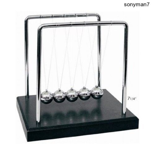 Pendulum Balls Desk balance ball Newtons cradle toy Steel metal science physics