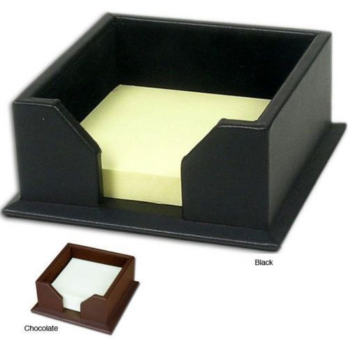 Leather Post-It Note Holder Reminder Office Work Dorm Home Business Desk