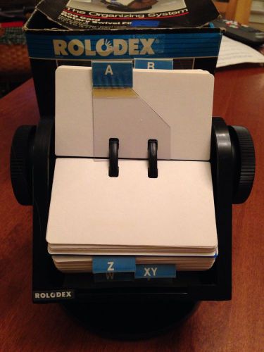 Rolodex 500 Card Rotary Swivel File
