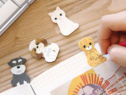 Adorable Kitty House It Sticker Post It Bookmark Mark Tab Memo Sticky Notes EFCA