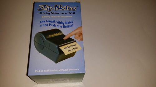 Zip notes sticky notes on a roll