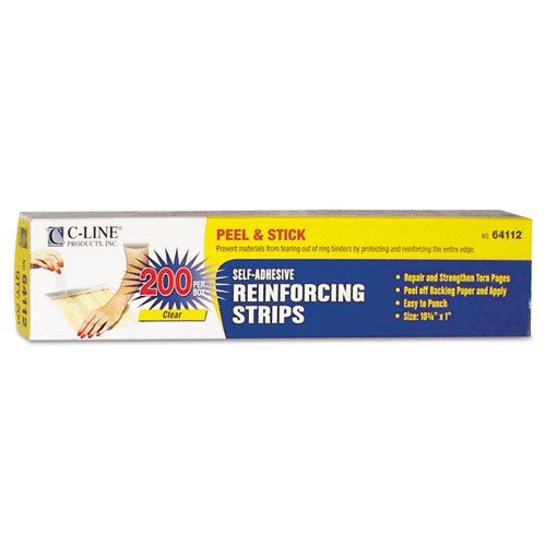 Self-adhesive reinforcing strips, 10 3/4 x 1, 200/bx for sale