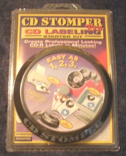 NIB CD STOMPER PRO CD-R LABELING SYSTEM WINDOWS 2000,98,95,3.1,NT