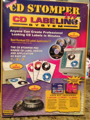 CD Stomper Pro CD Labeling System NEW in Box Sealed Free USA Shipping