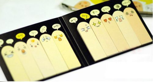 200 Pages new Ten Finger Sticker Bookmark Note Memo Pad Label Post It Marker
