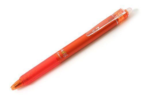 Pilot FriXion Ball Knock Retractable Gel Ink Pen - 0.5 mm - Orange