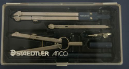 New Staedtler Arco compass set in the box! Drafting drawing art crafts hobby