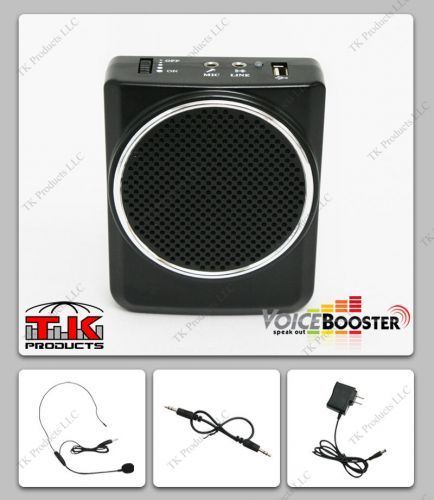 VoiceBooster Loud Portable Voice Amplifier 12watt (Aker) MR1700 Mp3 FM Radio