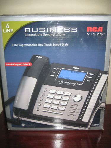 RCA 25423RE1 ViSys 4-Line Expandable System Phone with Intercom NEW