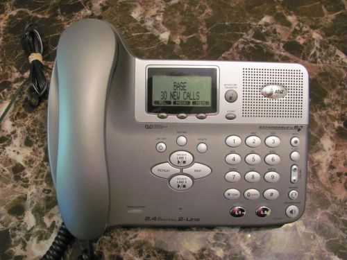 AT&amp;T Business Telephone E2562 2 Line Corded/Cordless Expandable Great Condition