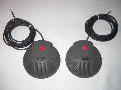 Lot Of 2 SoundStation EX P/N:2301-02351-001 Extended Microphones - Tested