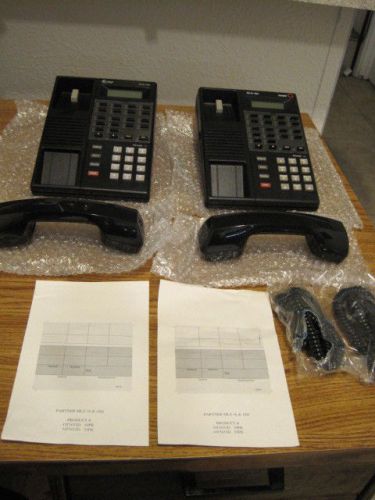 2X Lucent Avaya PARTNER MLS-18D Display Office Telephone Black NEW WITHOUT BOX!