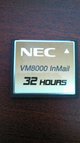 NEC VM 8000 InMail Flash Card 8 Ports 32 Hours, Warranty, Best Price