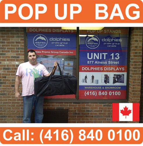 Trade Show Pop-Up Tension Display Booth EZ Carry Carrying Bag &#034;Airline Friendly&#034;