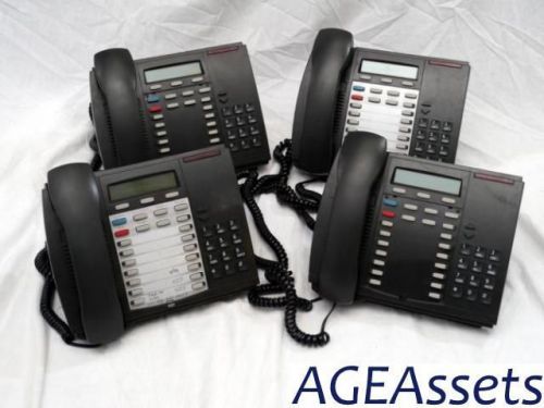 Mitel 9132-025-200 superset 4025 phone grey (non backlit lcd) (clean lot of 4) for sale