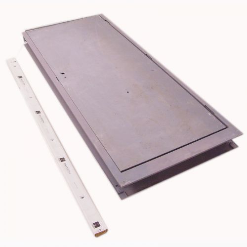 Industrial 87.25&#034;h x 35.25&#034;w x 1.75&#034;d steel door &amp; frame w/hager roton hinges for sale